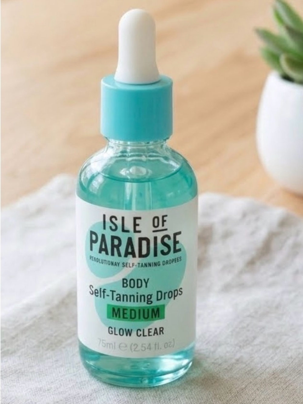 Isle of Paradise Medium Body Self-Tanning Drops - 2.54oz New/No Box